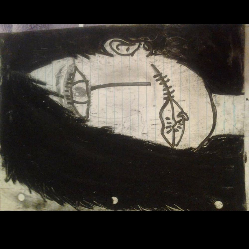 My art drawings/chalk art on paper
